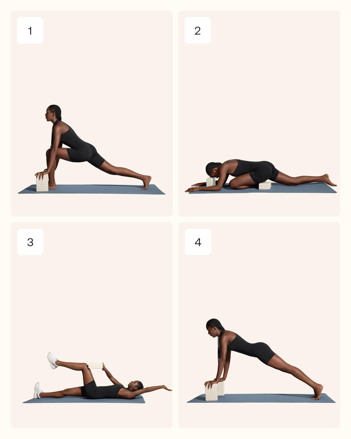 BetterMe Yoga Blocks Set of 2 (Subtle Mint)