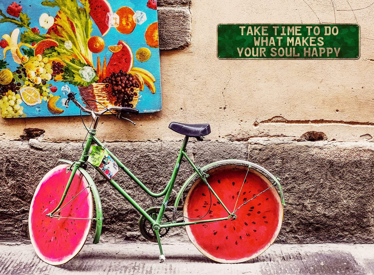 Take Time Soul Happy Inspirational Metal Wall Decor 4x16 Inch (To Do What Makes Your Soul Happy)