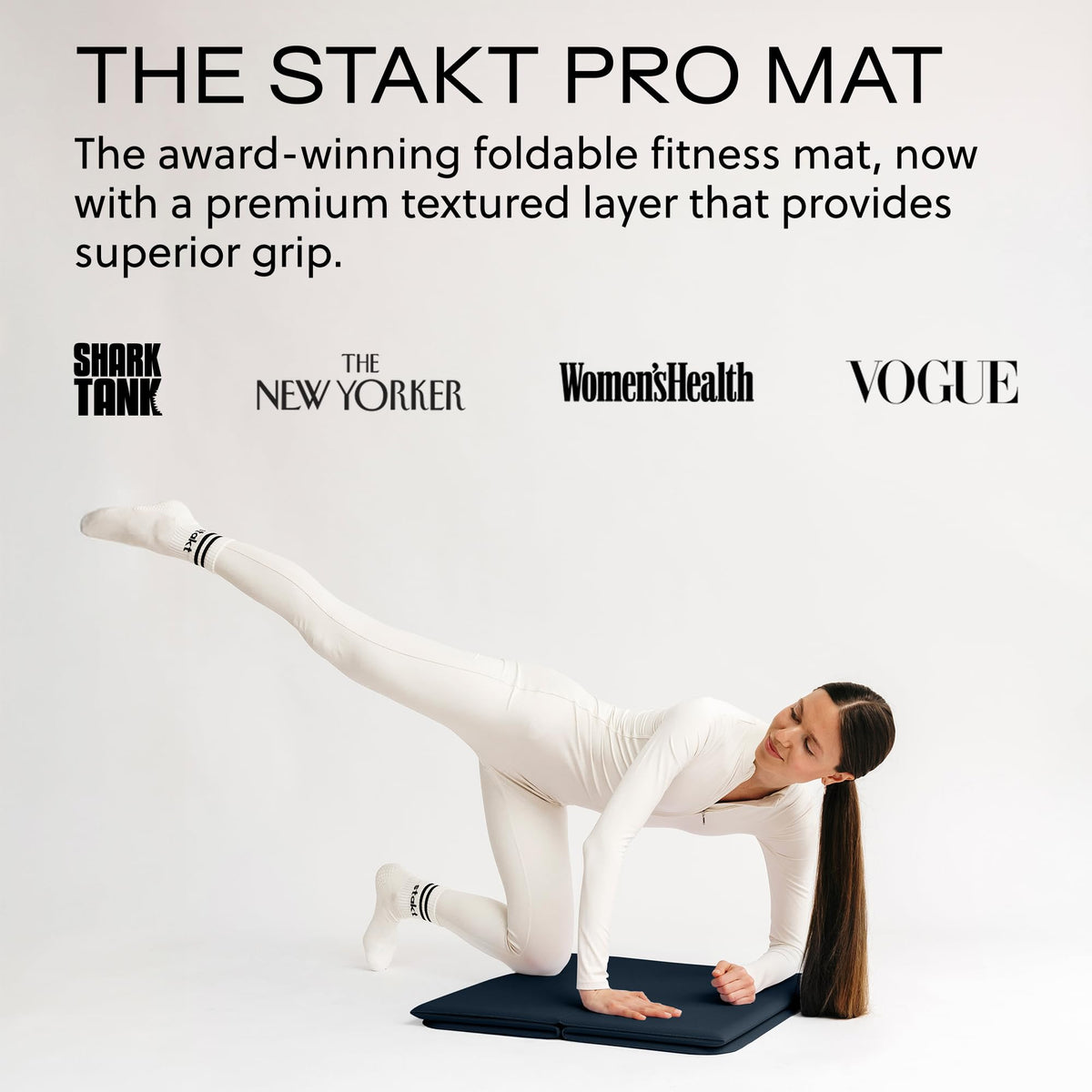 Foldable Yoga Mat Pro (Midnight)