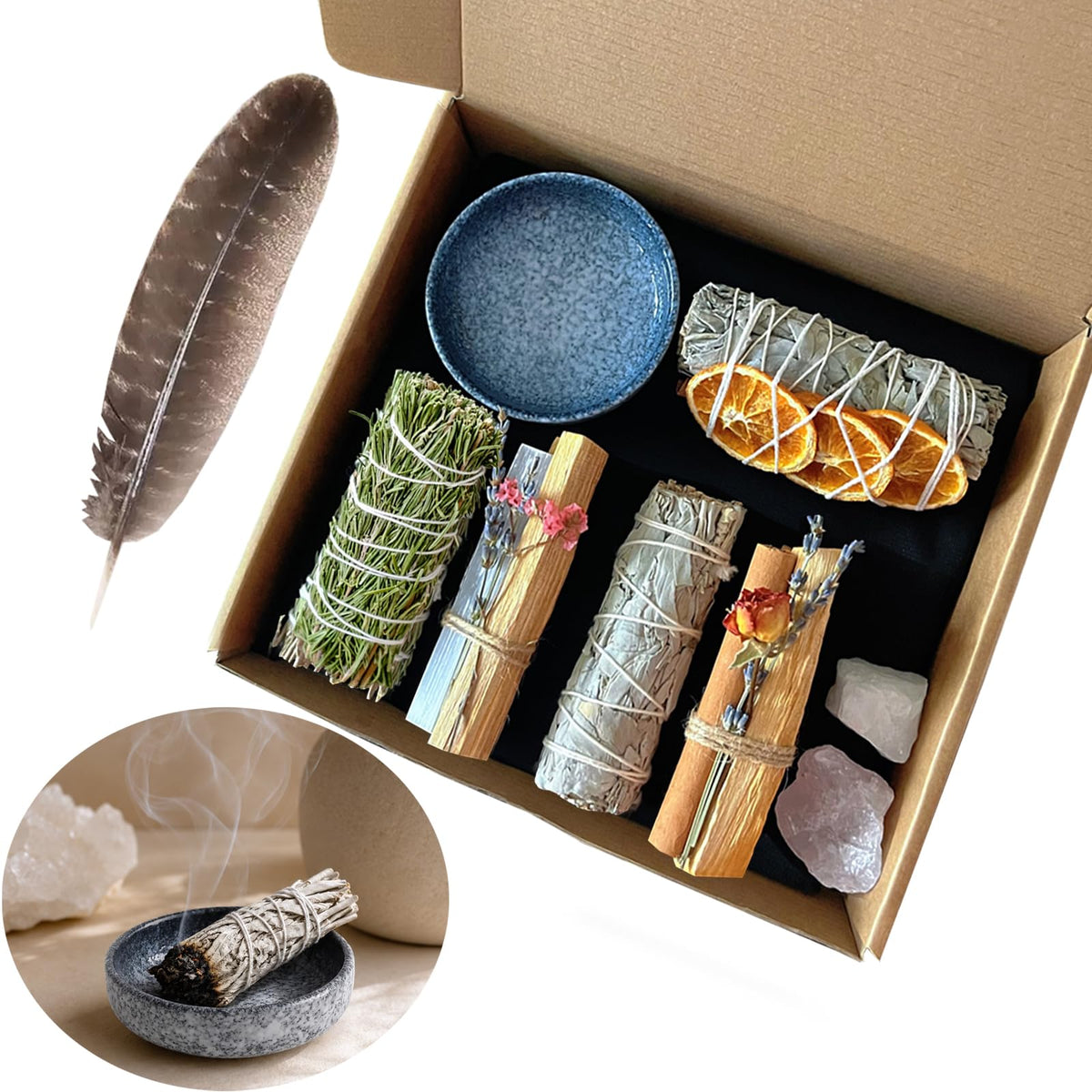 Sage Smudge Kit (Style a)