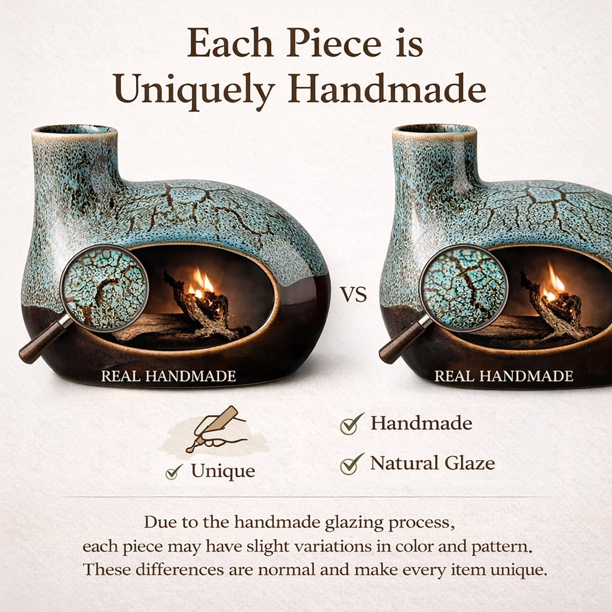 Handcrafted Ceramic Palo Santo Holder (Viridis)