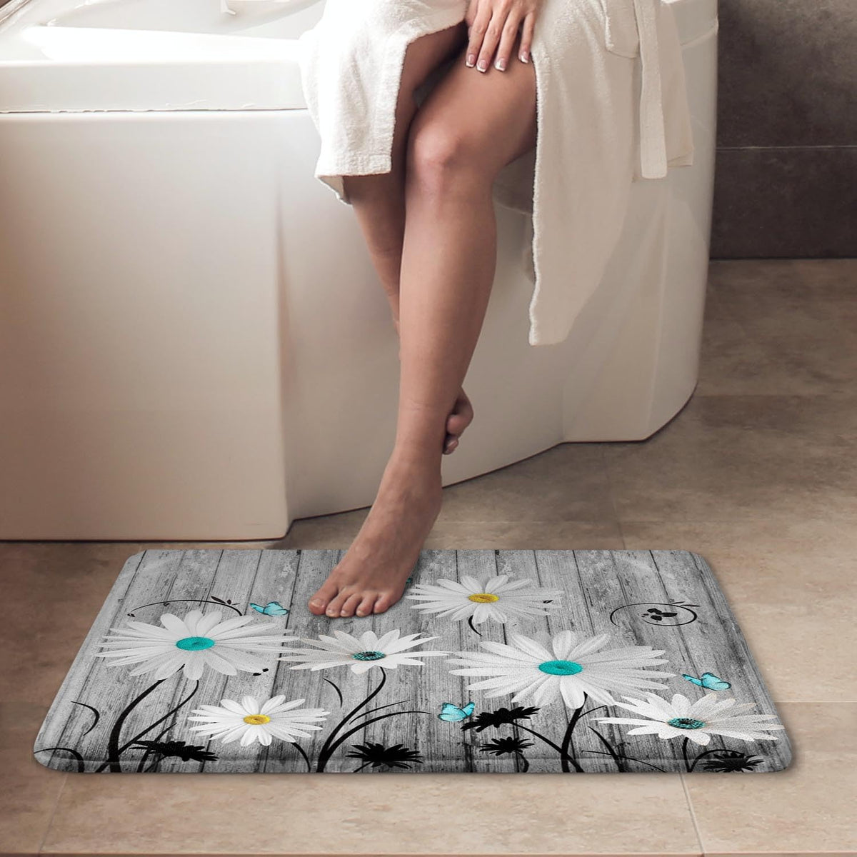 Bathroom Set of 3 (Flower Daisy)