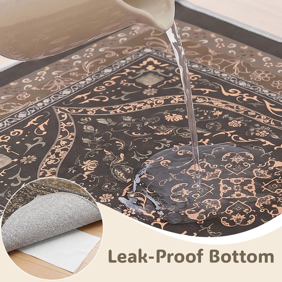 Cat Litter Mat (Bronze-Gold / L(33x22in))