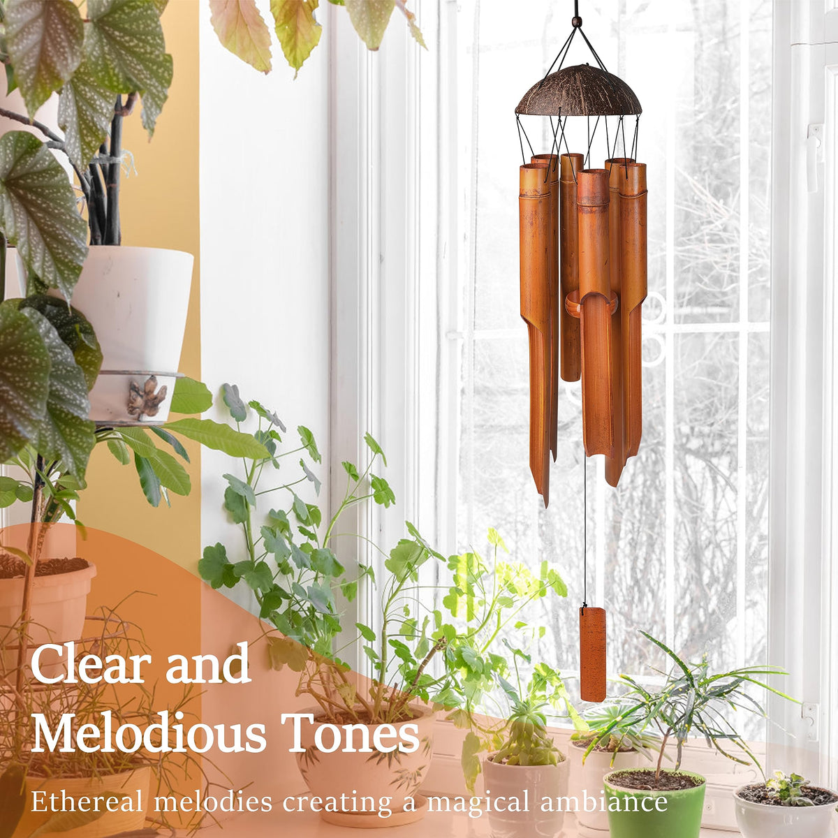 38" Bamboo Wind Chimes (38'')