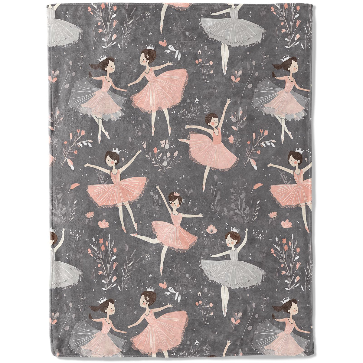 Ballet Dance Flannel Blanket (50x60in / Dance)