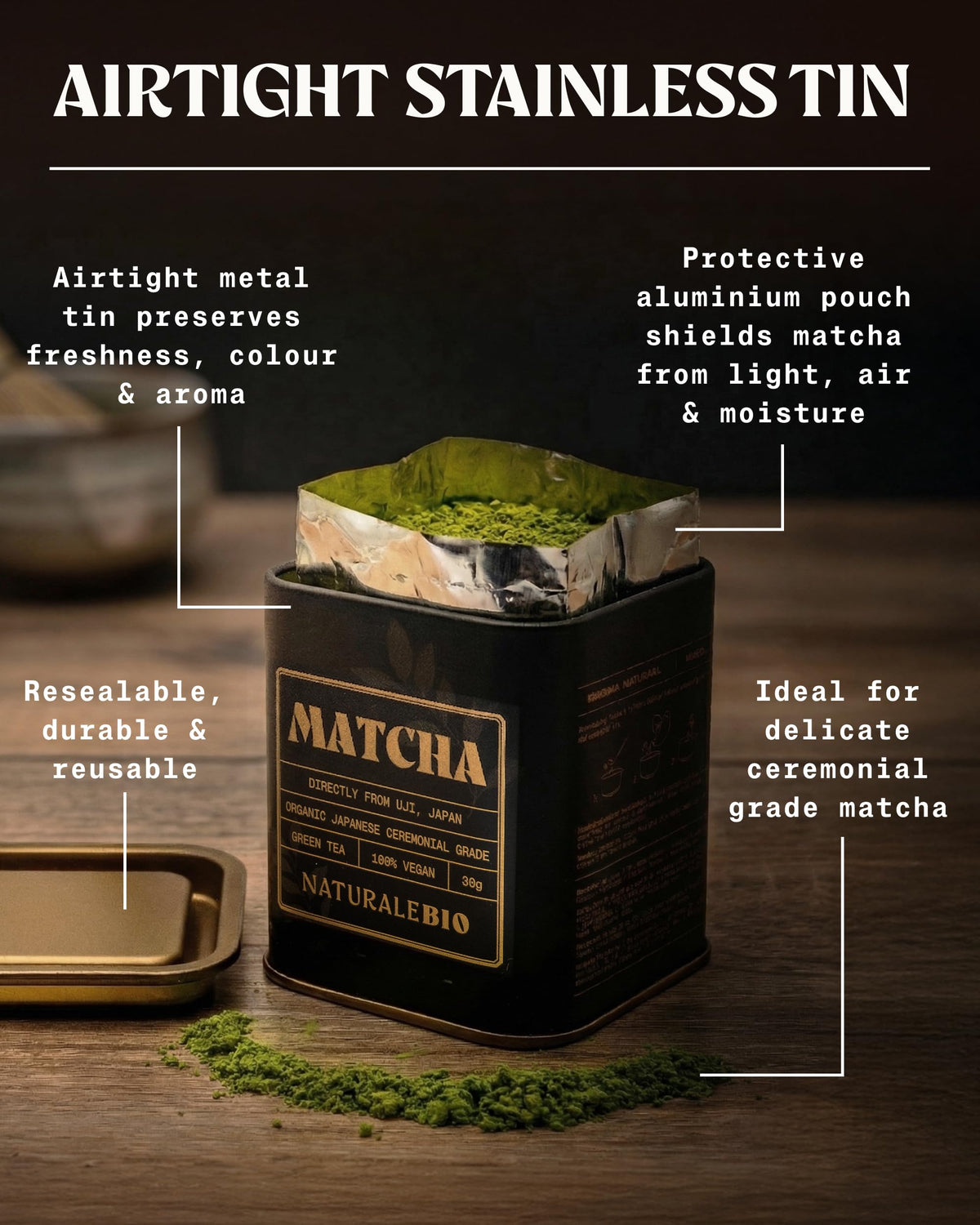 Organic Matcha Green Tea Powder