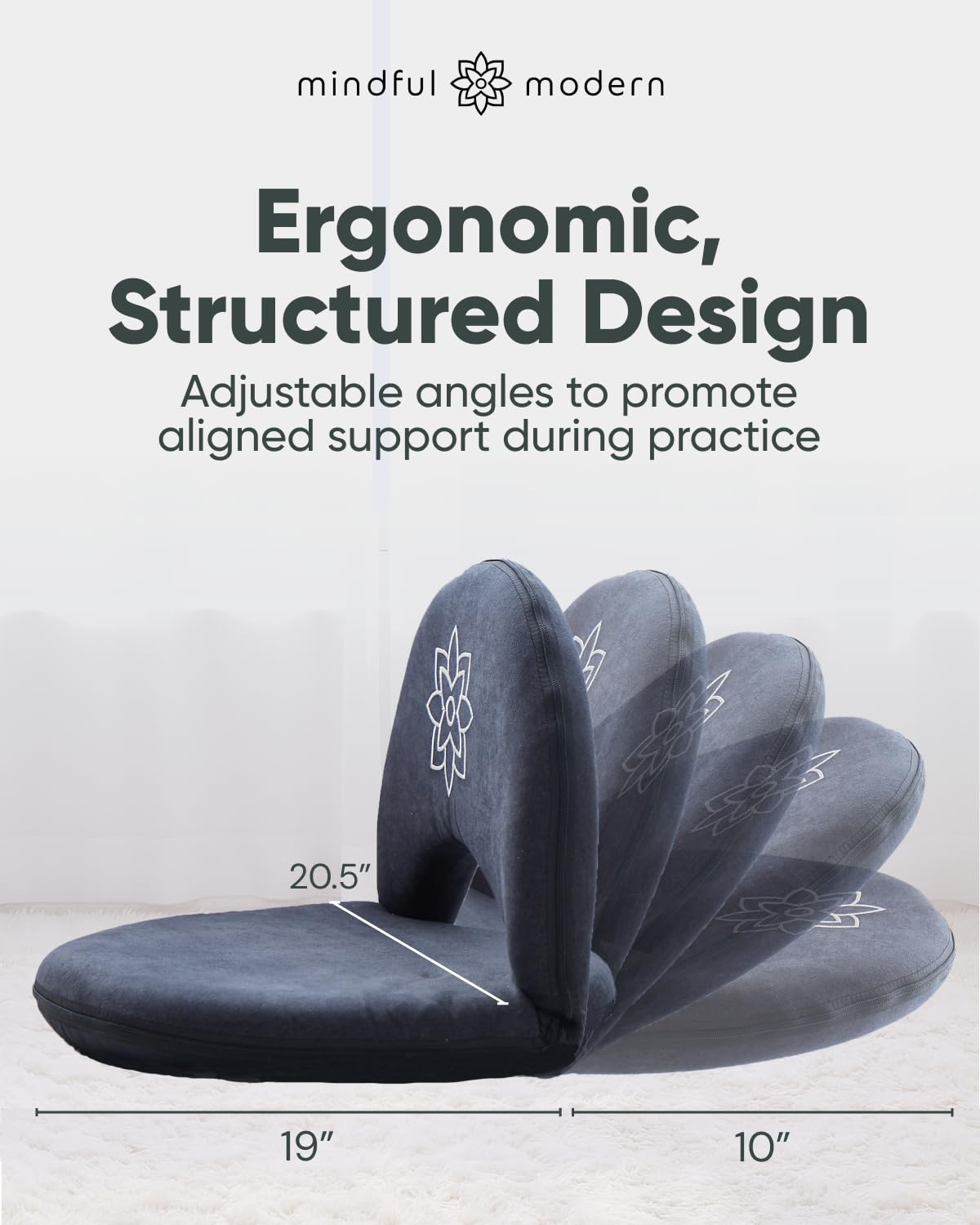 Meditation Chair (Charcoal Black)