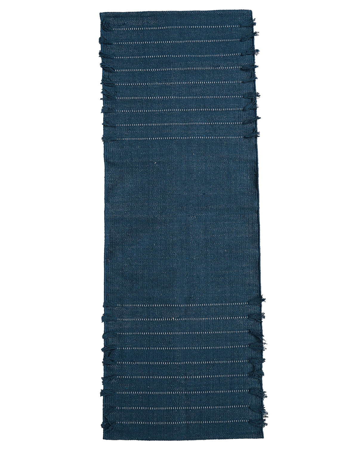 Indian Handmade 100% Organic Cotton Yoga Mat (Blue)