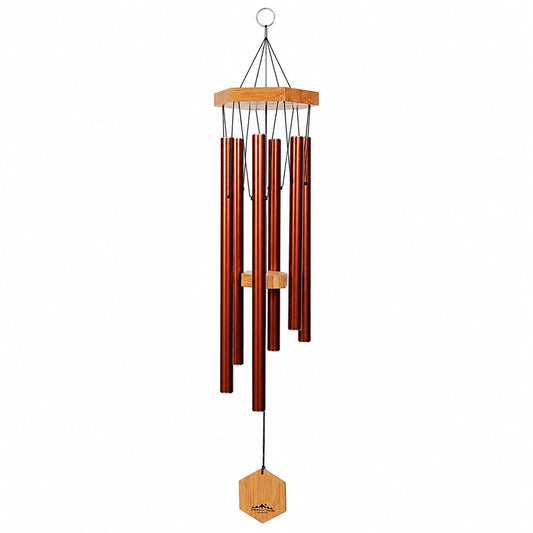 Copper Red Wind Chimes for Outside (29 Inch)