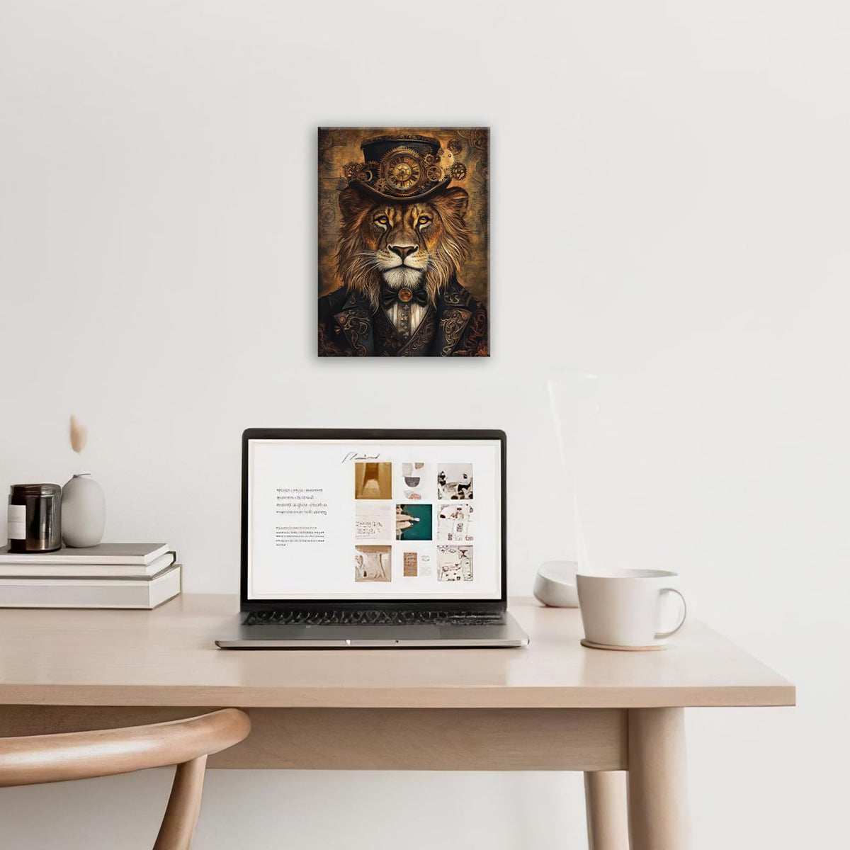 Lion Wall Art (Lion / 20"L x 16"W)