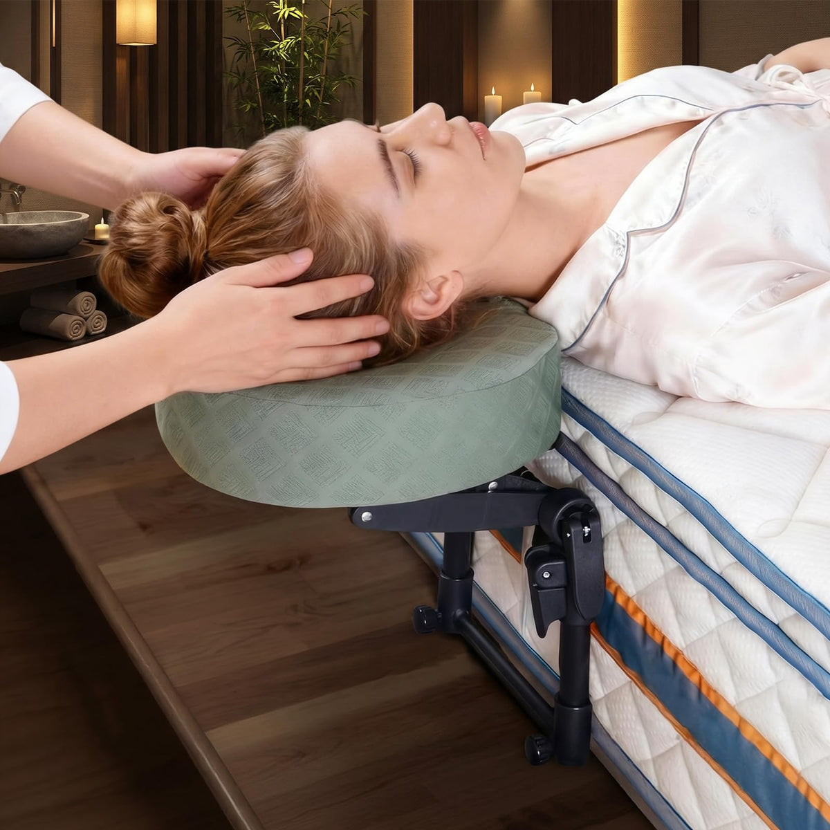 Face Down Pillows for Massage Table (Green1 / Face pillow)