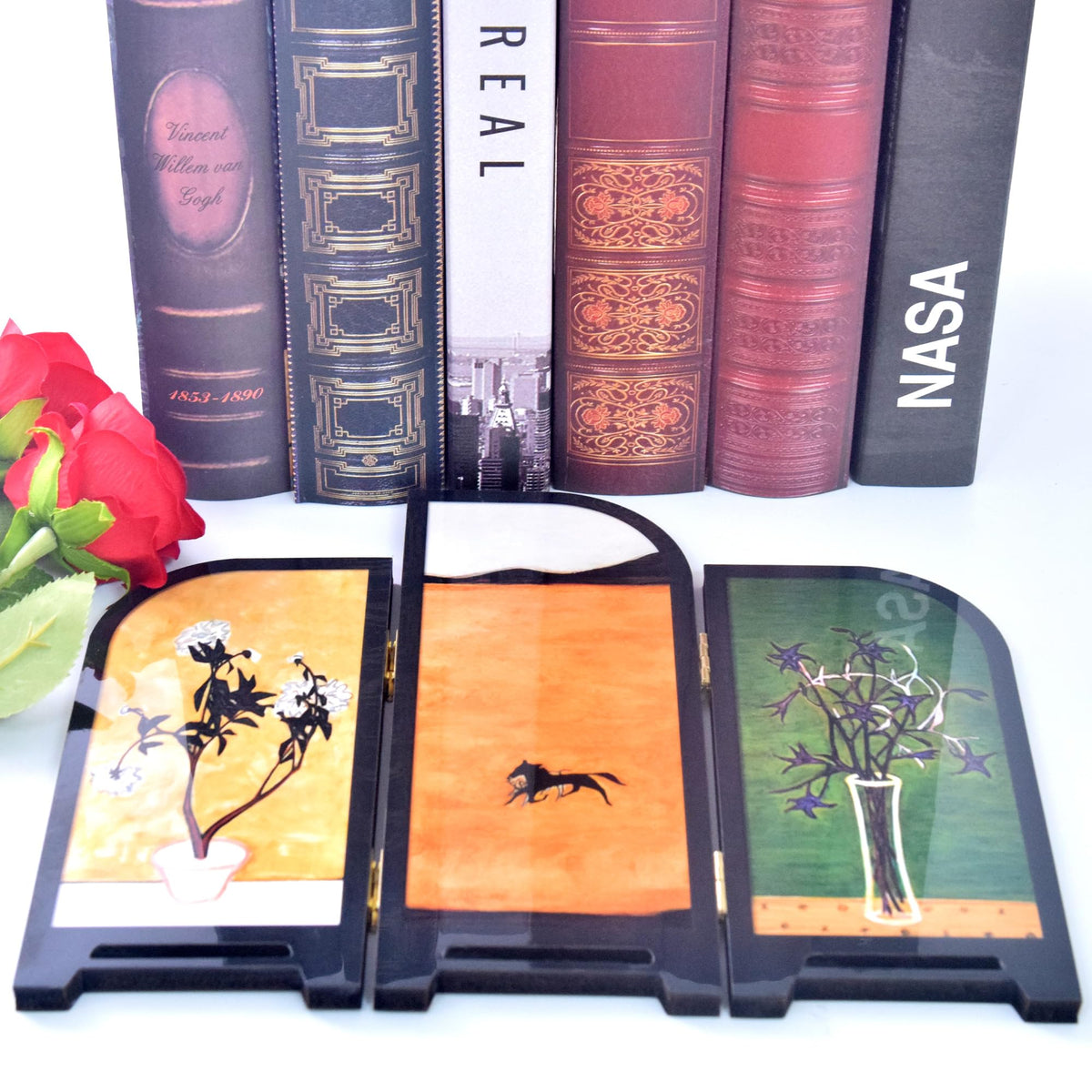 3 Panel Tabletop Folding Screen (M7368)