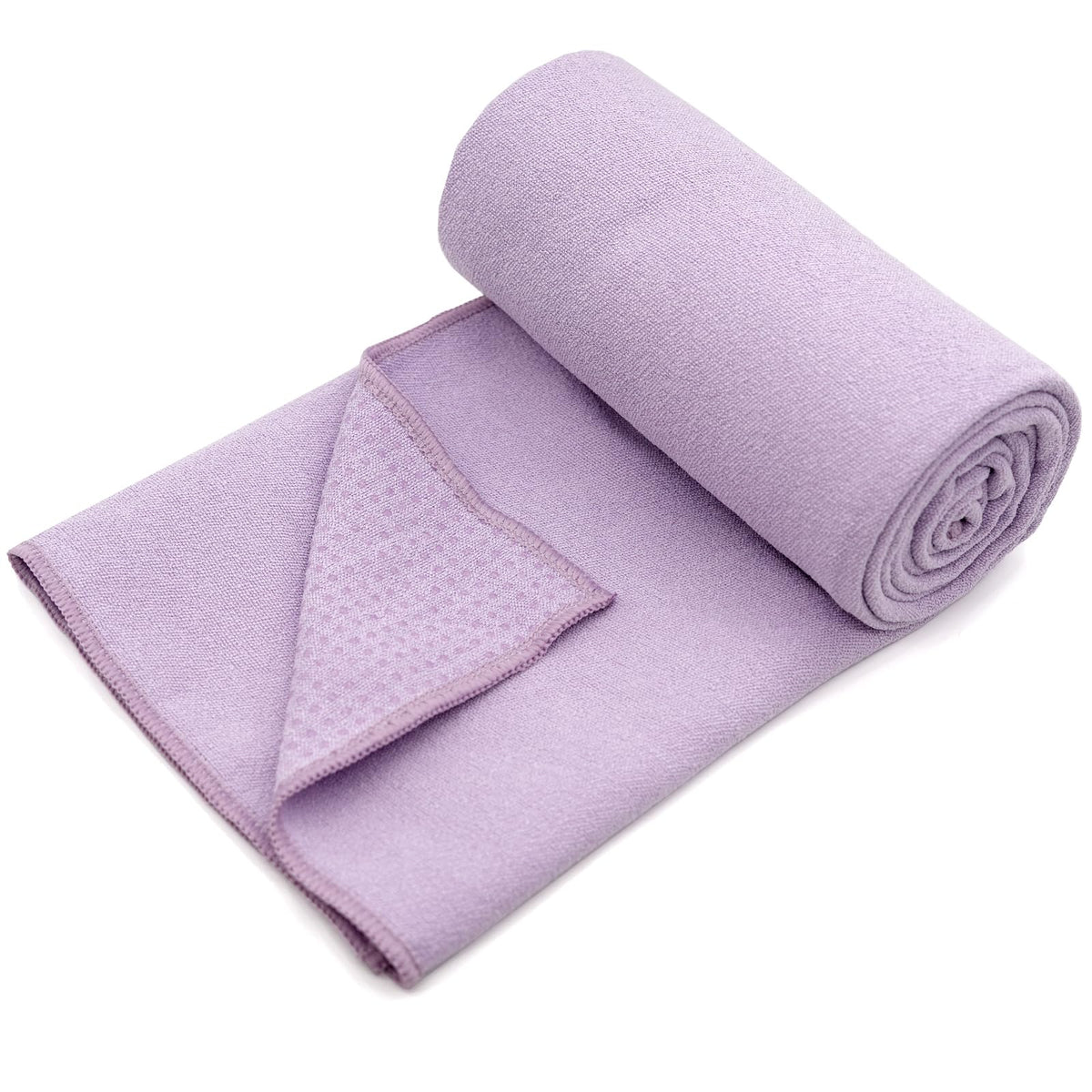2 Pack Hot Yoga Towel with Grip Dot (Taro Purple)