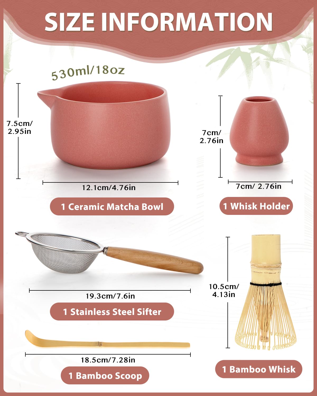 20OZ Matcha Whisk Set (Blush Pink)
