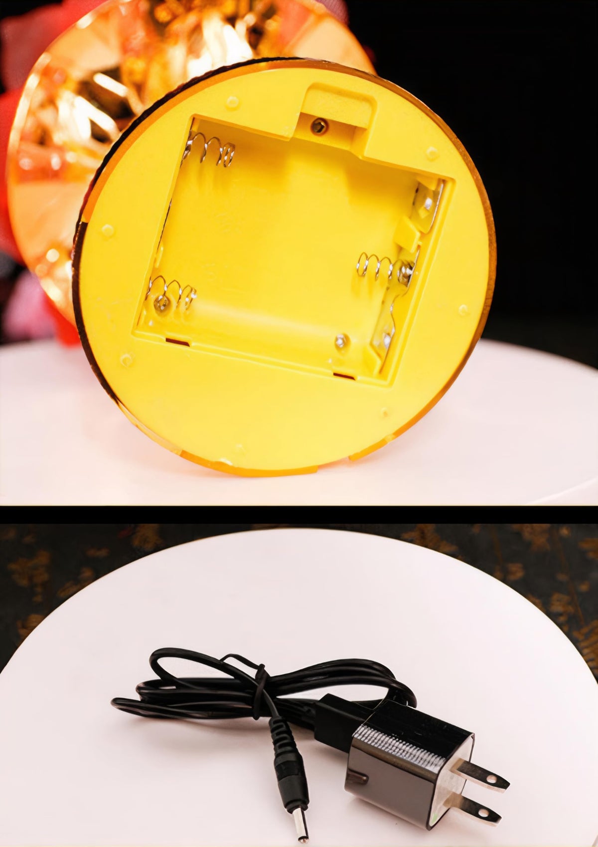 Colorful LED Lotus Buddhist Lamp Gradient Buddha Light (Pink)