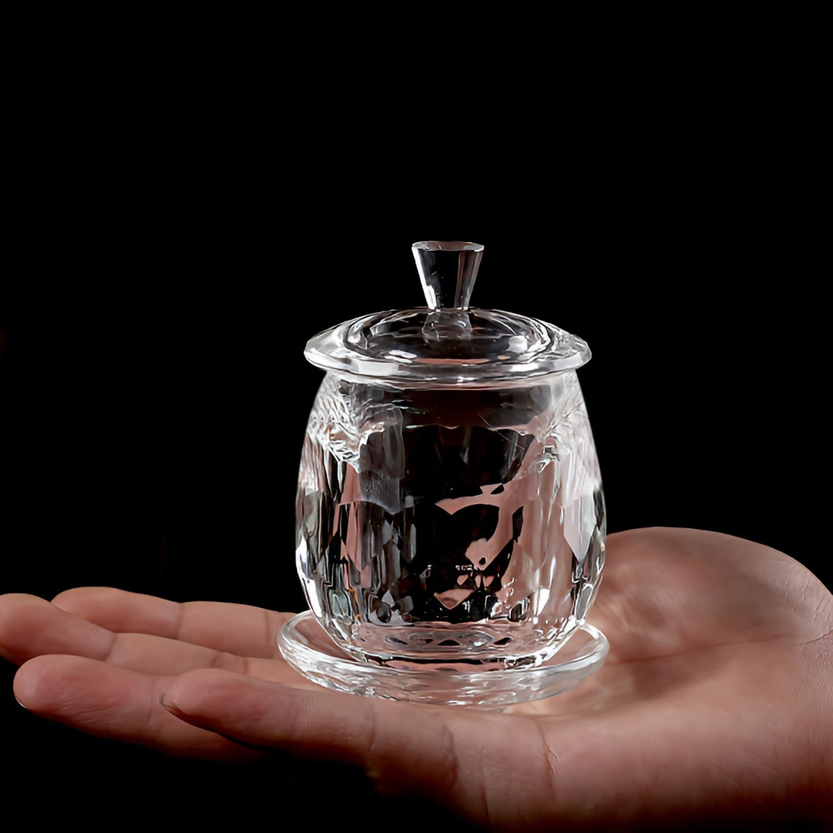 Buddha Water Cup (1pc Clear Glass Cup)