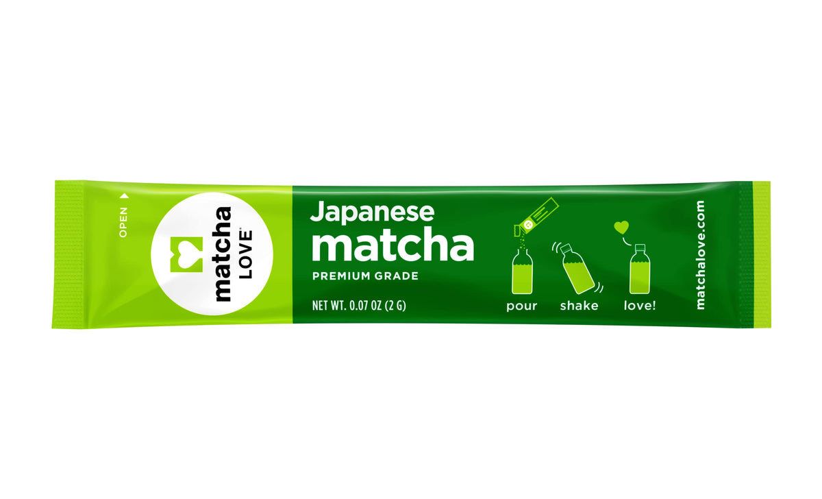 Japanese Matcha Unsweetened Green Tea Powder (0.07 Ounce (Pack of 15))