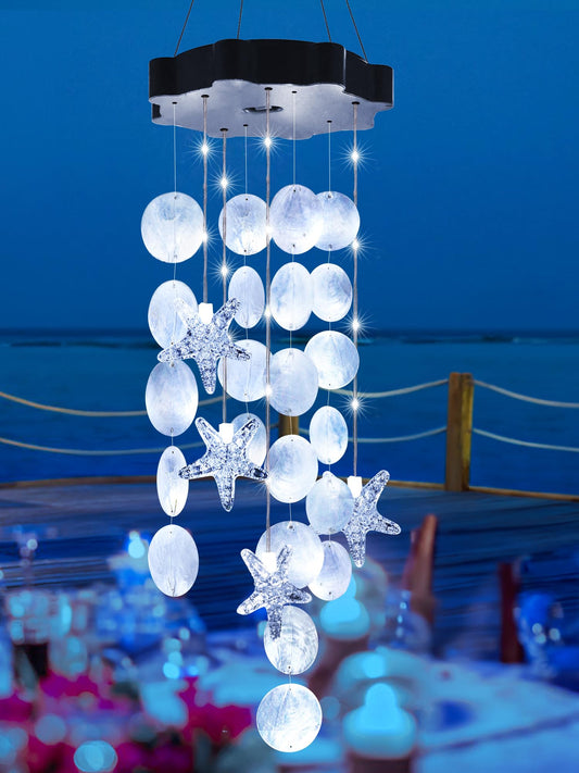 Solar Wind Chimes for Outside (White)
