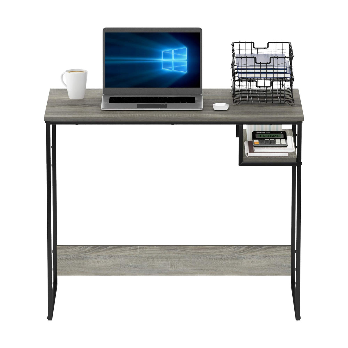 Moretti Lifestyle Study Desk (French Oak Grey / 35 inches)