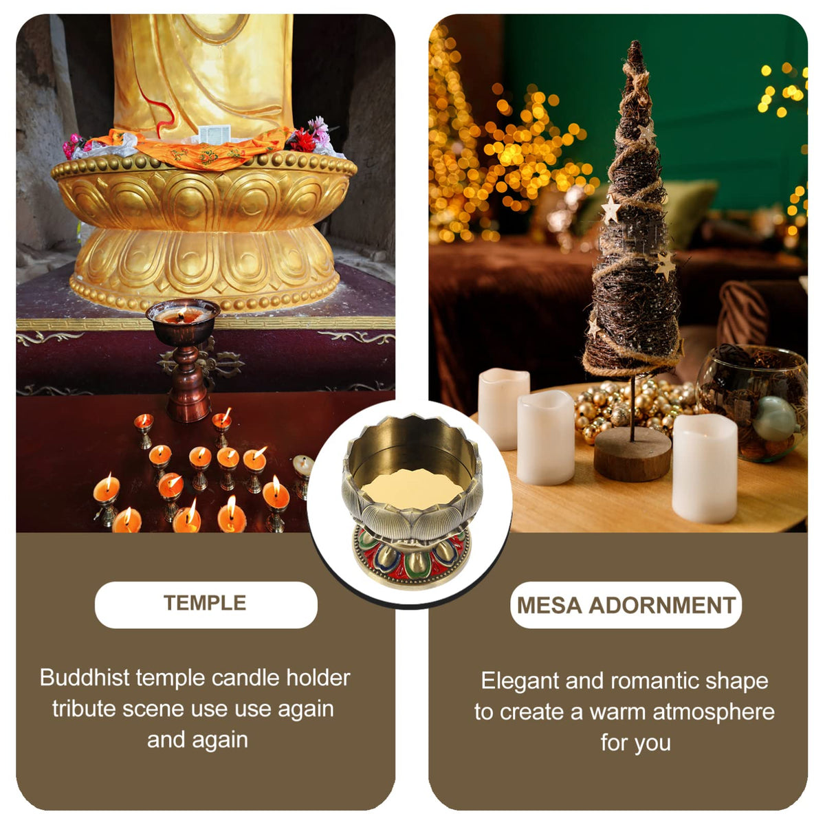 Buddhist Candle Stand (As Shown 1)