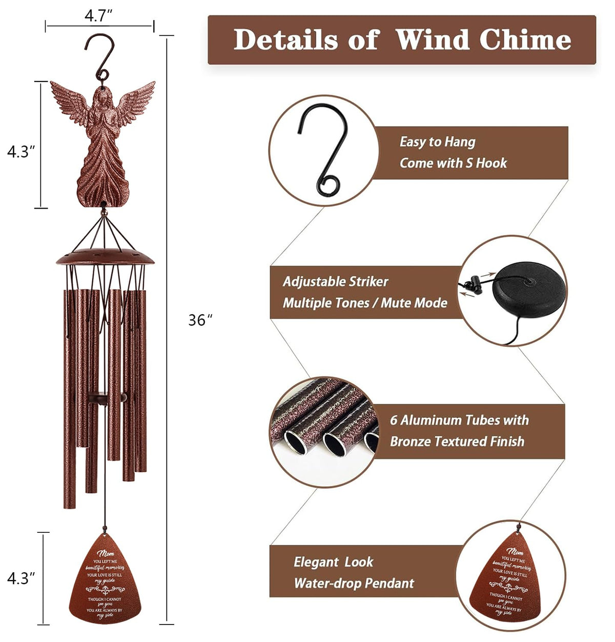 Mom Memorial Wind Chimes