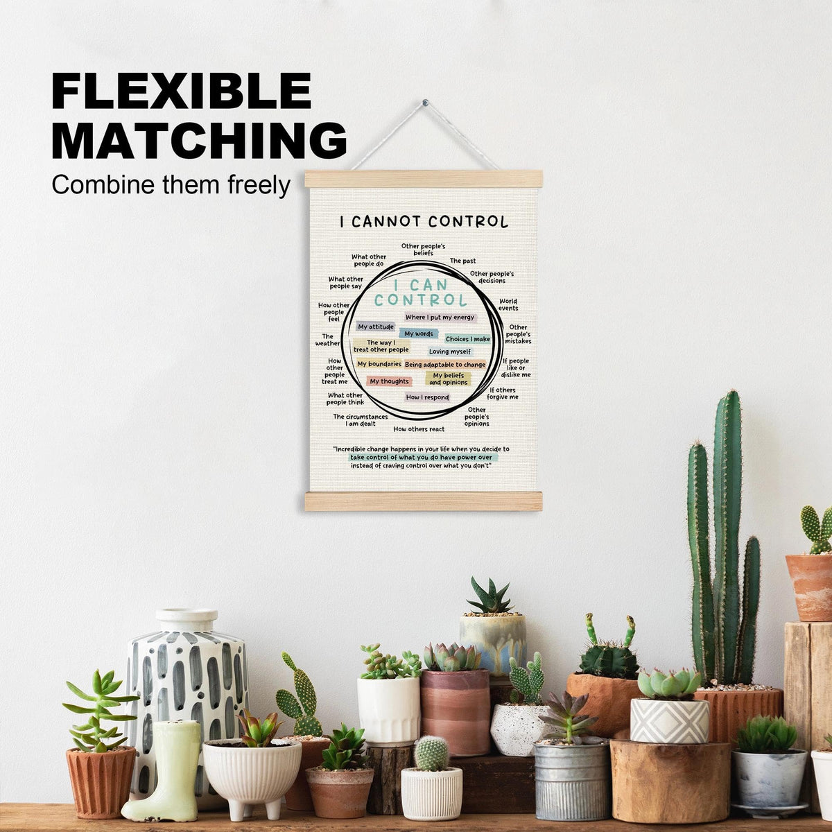 Mental Health Wall Art Poster (Mindset-3)