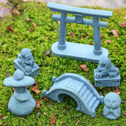 6 PCS Mini Zen Garden Accessories (Garden)