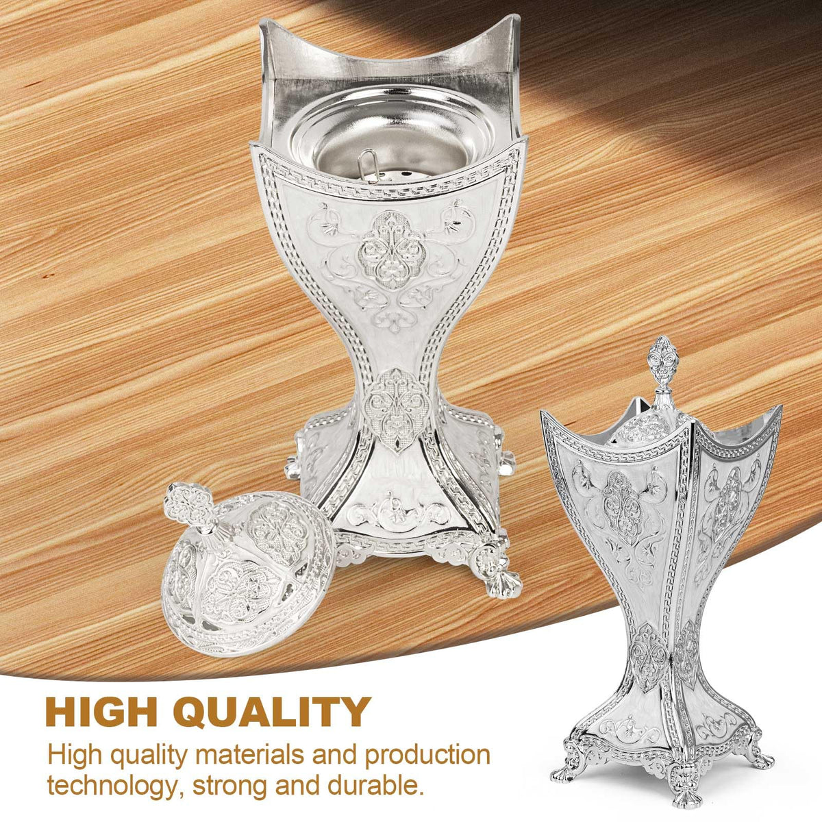 Bakhoor Incense Burner (Silver)