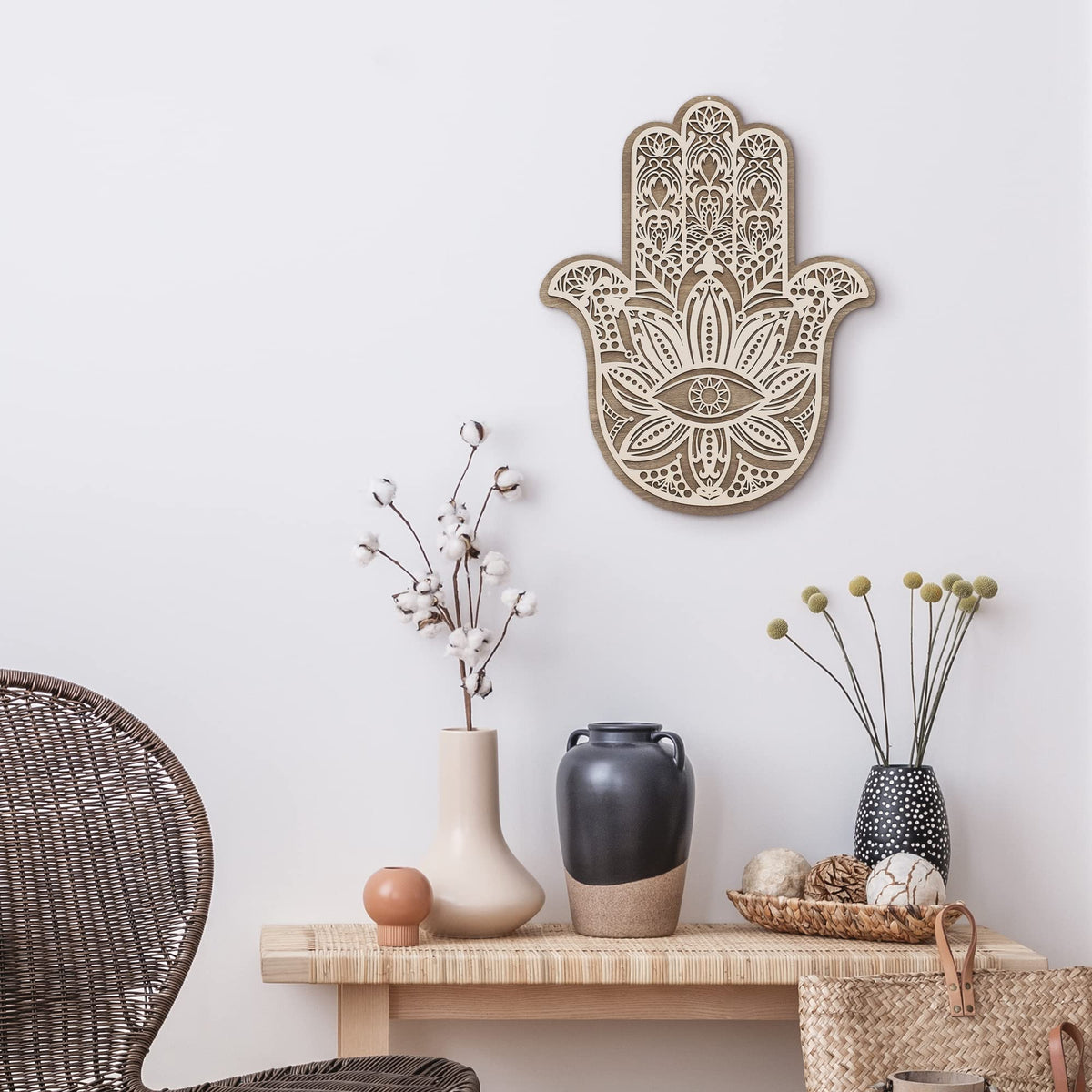 Fourth Level MFG 14” 2 (2-Layer Hamsa)
