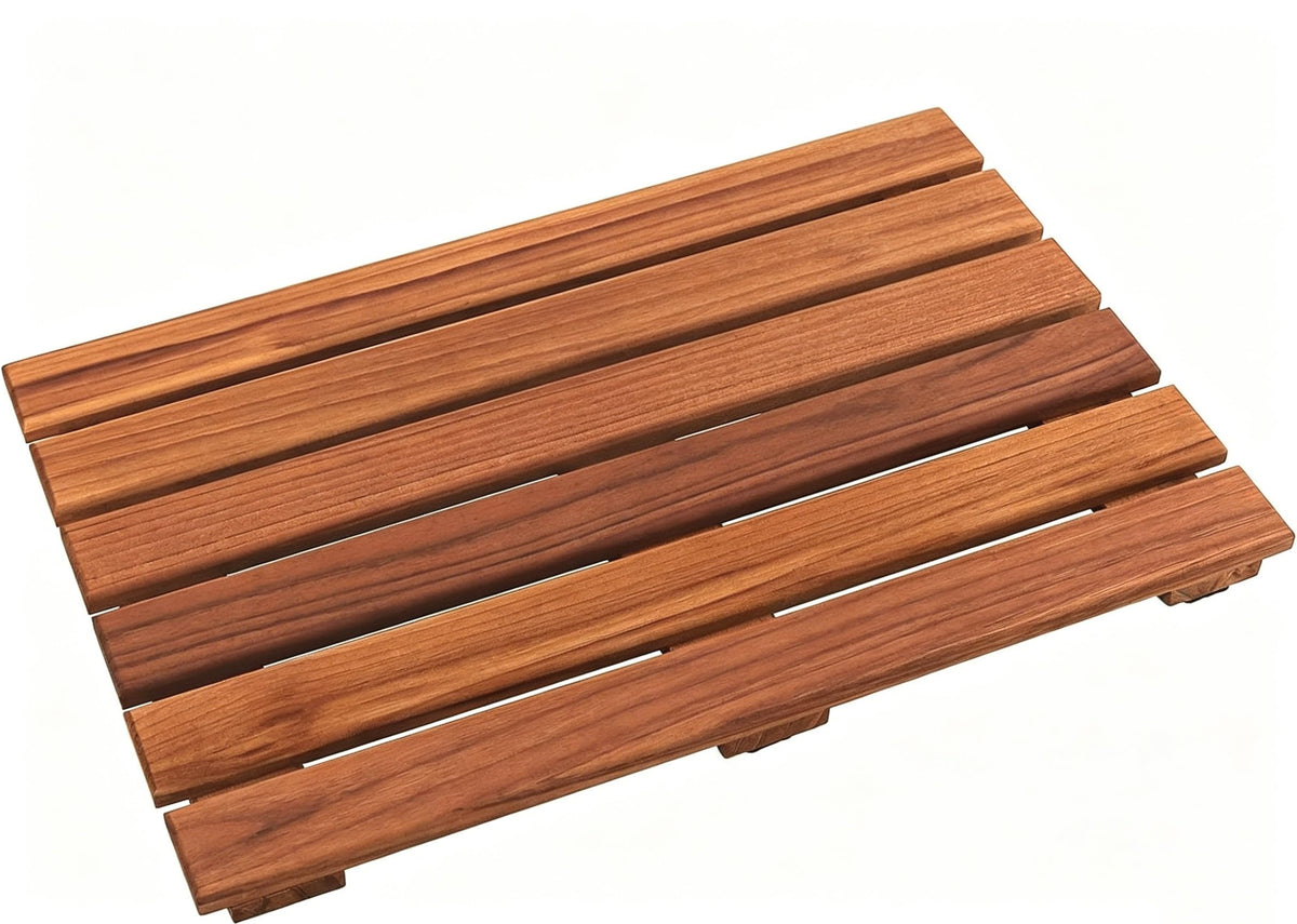 Teak Shower Mat (20" x 13" (Rectangular) / Teak)
