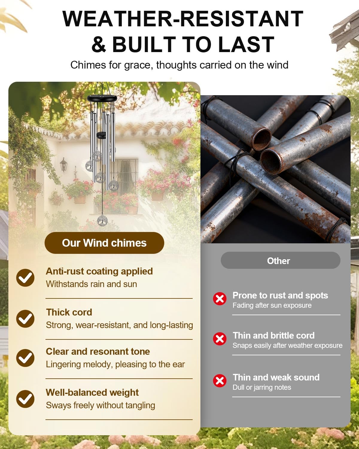 Windchimes Outdoors Clearance