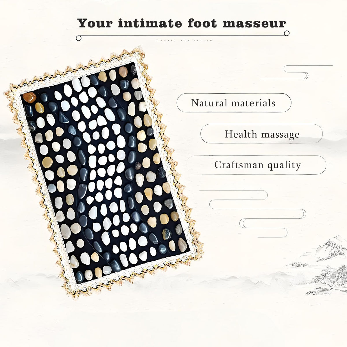 Reflexology Foot Mat (Pebble-pathway)