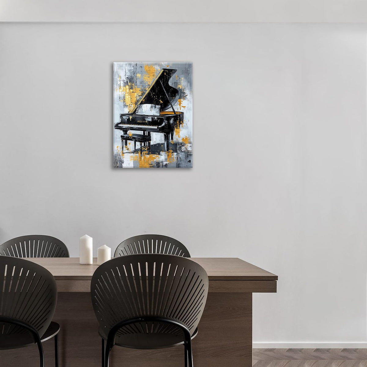Music Wall Art (24"L x 20"W / Piano)