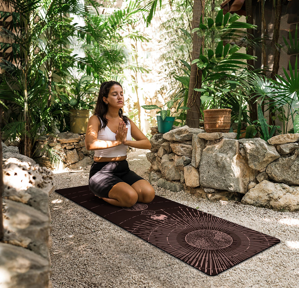 Printed Travel Yoga Mat (TaiYangXiXingXing)