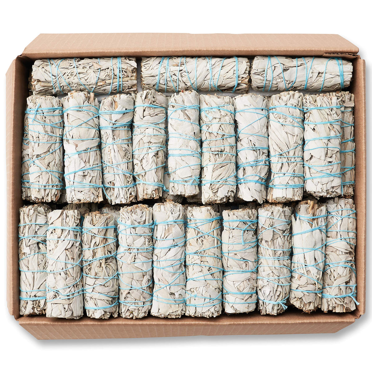 100 White Sage Smudge Sticks 4" (100)