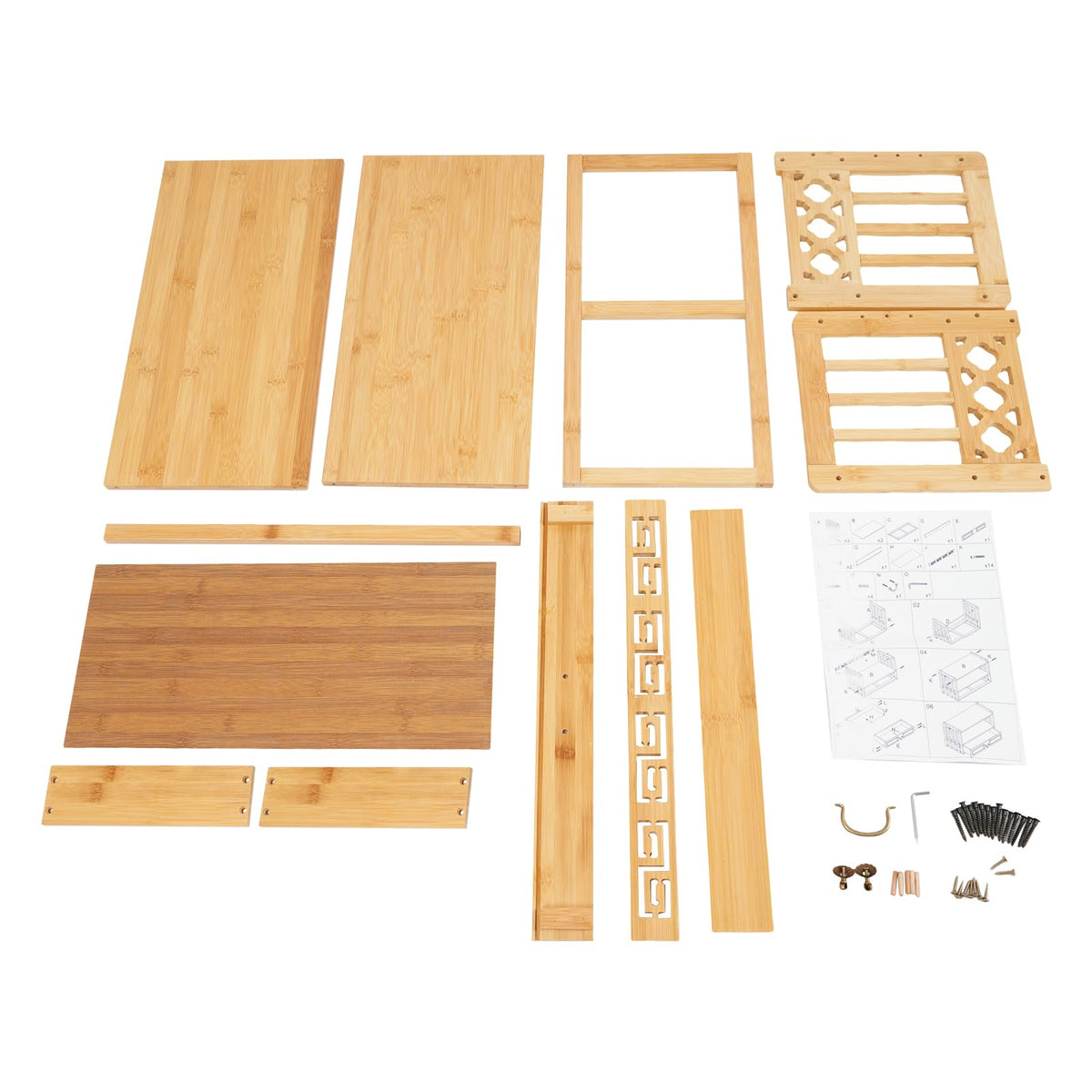 Meditation Storage Table (Wood Color / 20.4×9.8×11in)