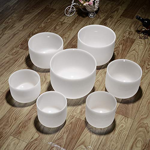 6 10 Inch 432Hz Chakra Set of 7 Singing Bowls (6-10 inch / 432Hz Set of 7 Bowls)