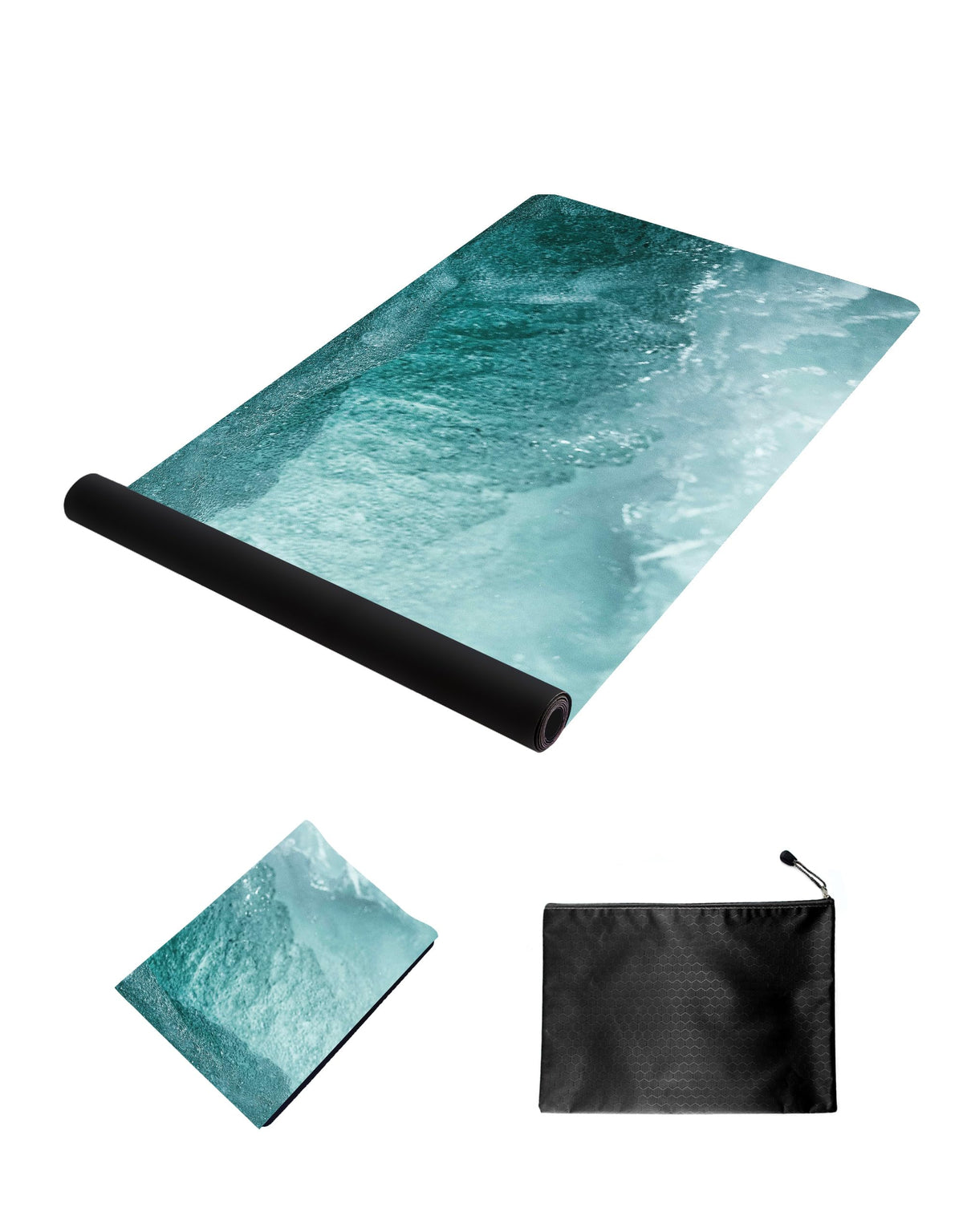 Printed Travel Yoga Mat (CuiHu)