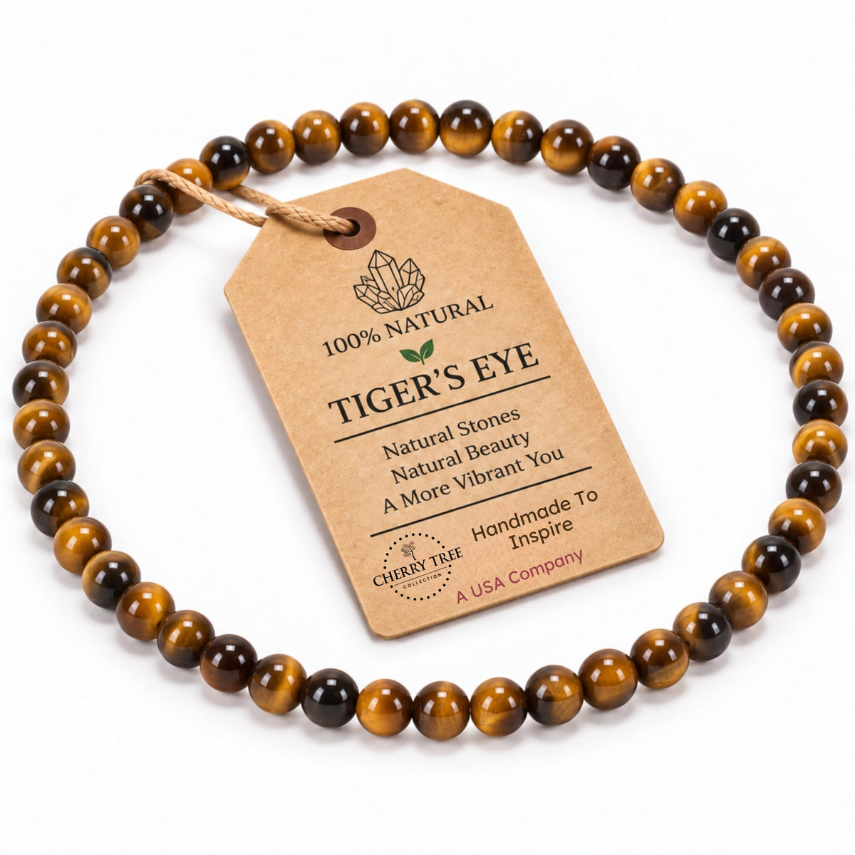 Tiger's Eye Bracelet (Tiger's Eye / Large)
