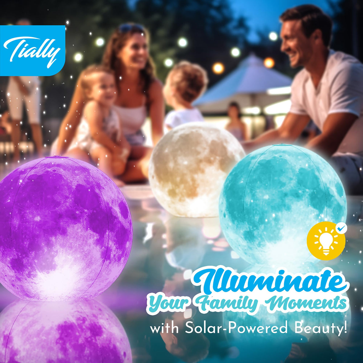 Floating Pool Lights (2 Pack / Multicolor)