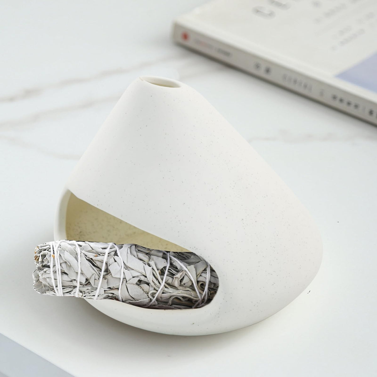 Palo Santo Holder (White)