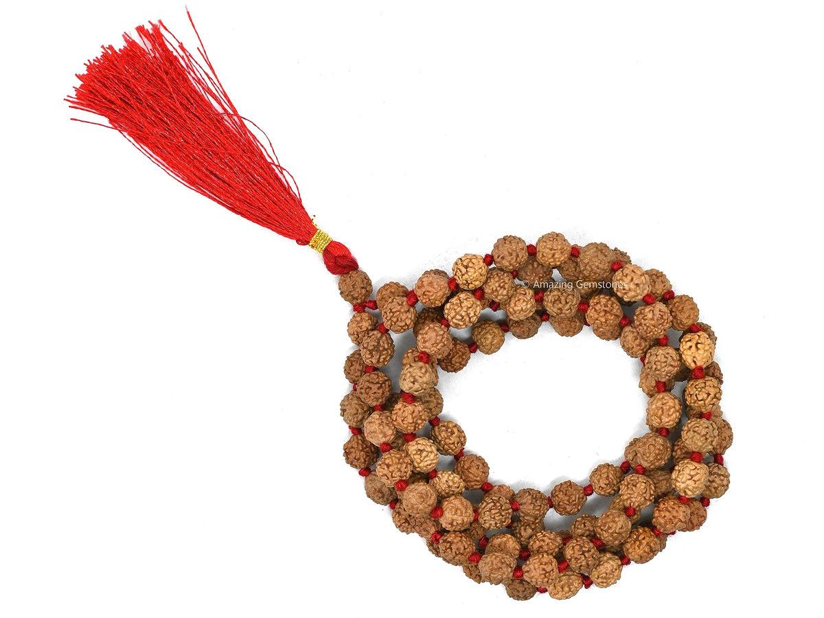 108 Beads Handmade Mala (Rudraksha / Knotted)