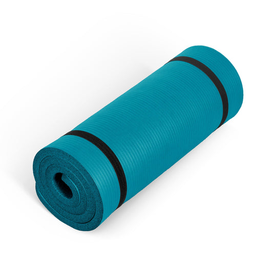 1" Extra Thick Yoga Mat (Teal)