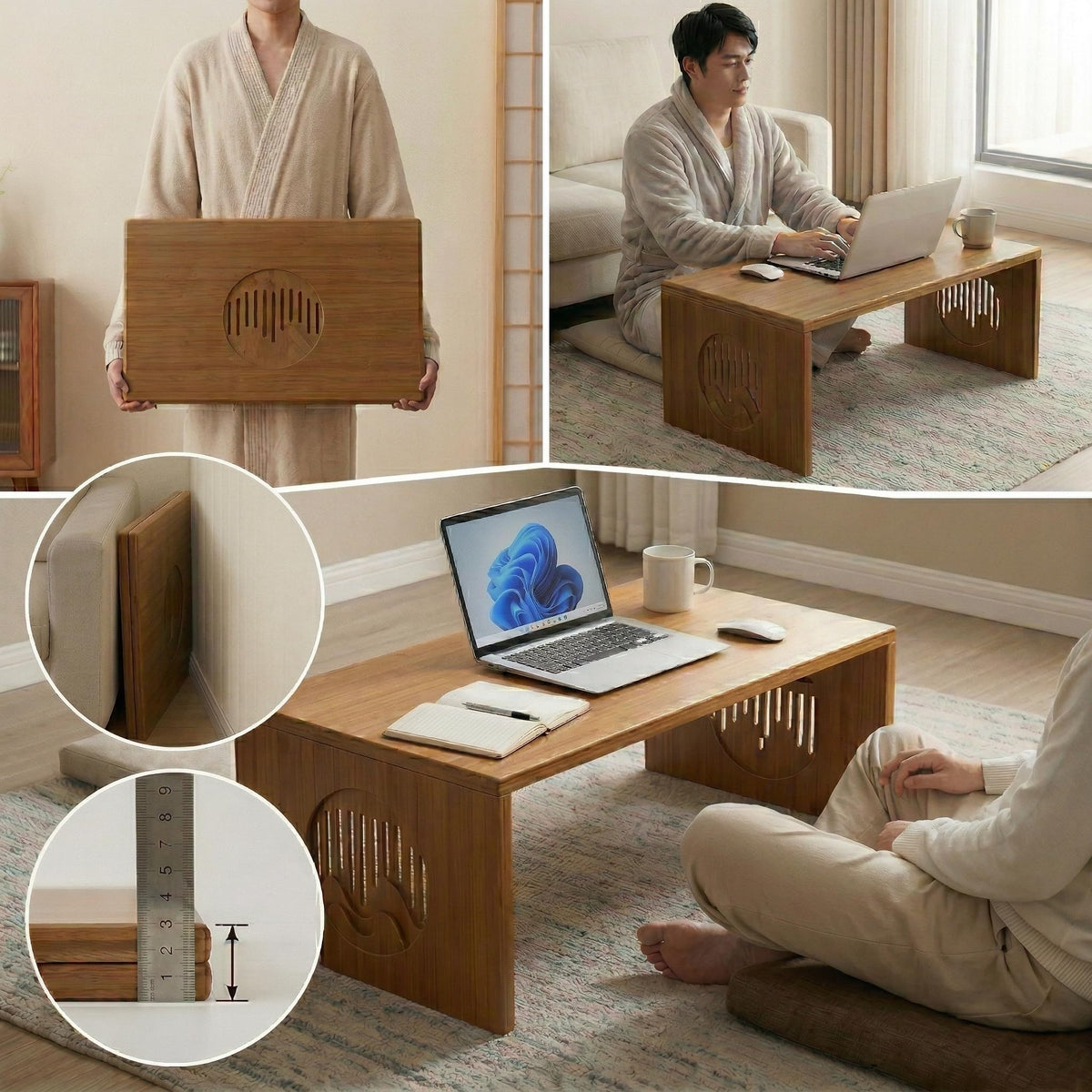 Japanese Floor Table (Table (80cm))