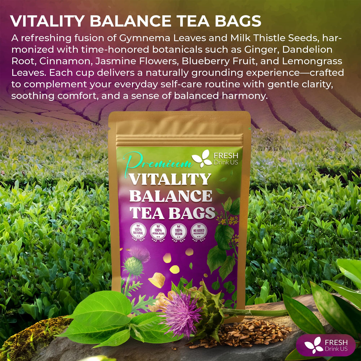 Vitality Balance Tea Bags (35 TEA BAGS)