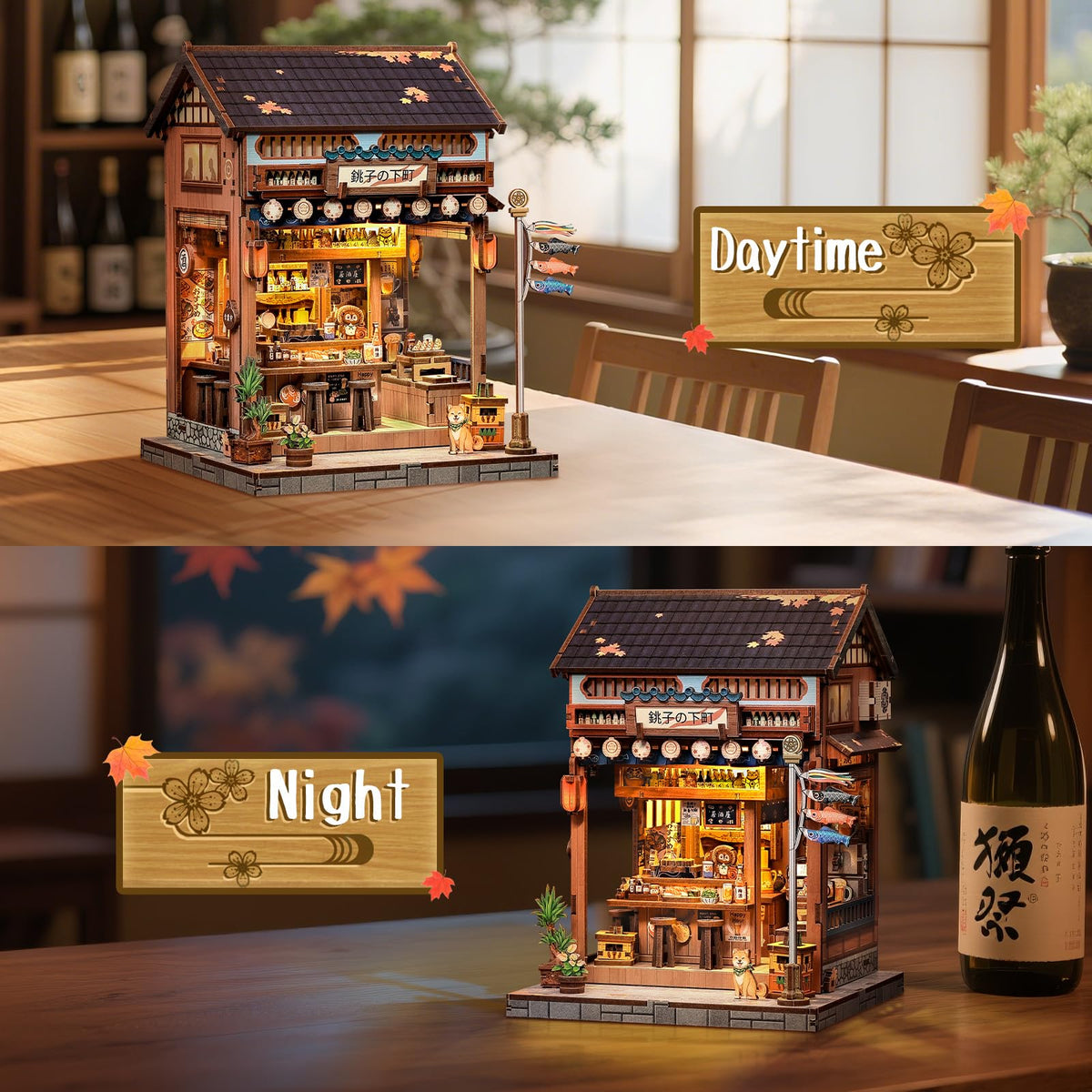 Japanese Book Nook Kit Miniature Izakaya (Choshi No Shitamachi)
