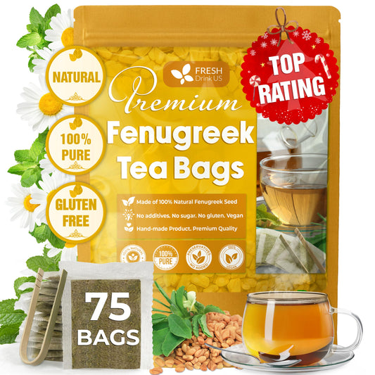 Premium Fenugreek Tea Bag (75 Tea Bags)