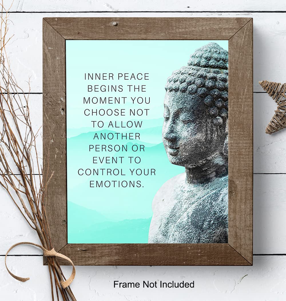 Buddhism Buddha Statue Art Print (8"L x 10"W / Unframed)