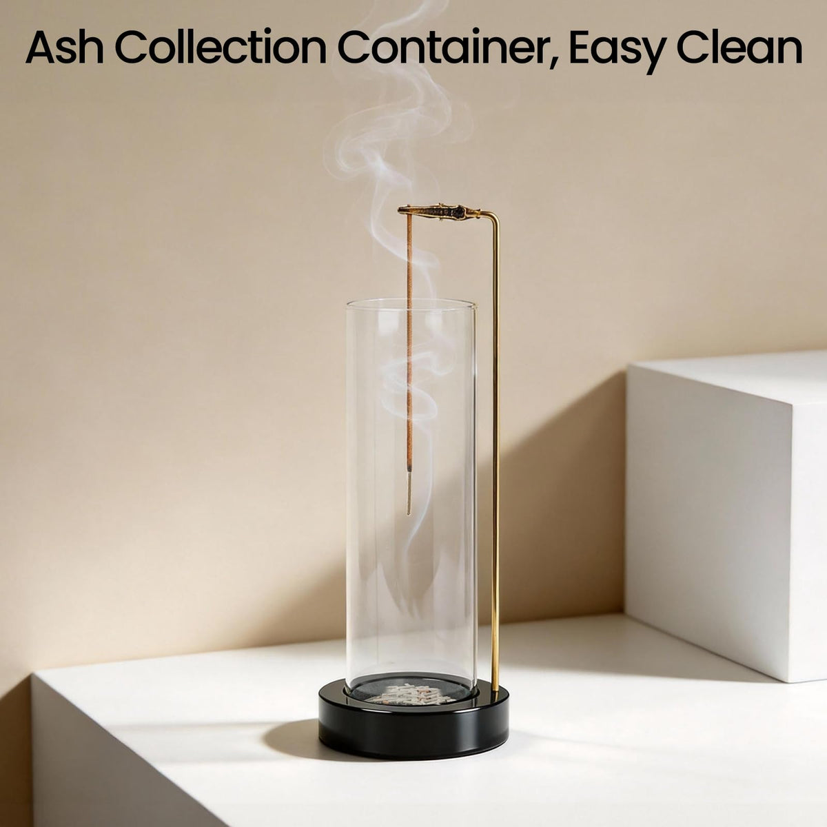 Incense Holder for Sticks (Black-1pc)