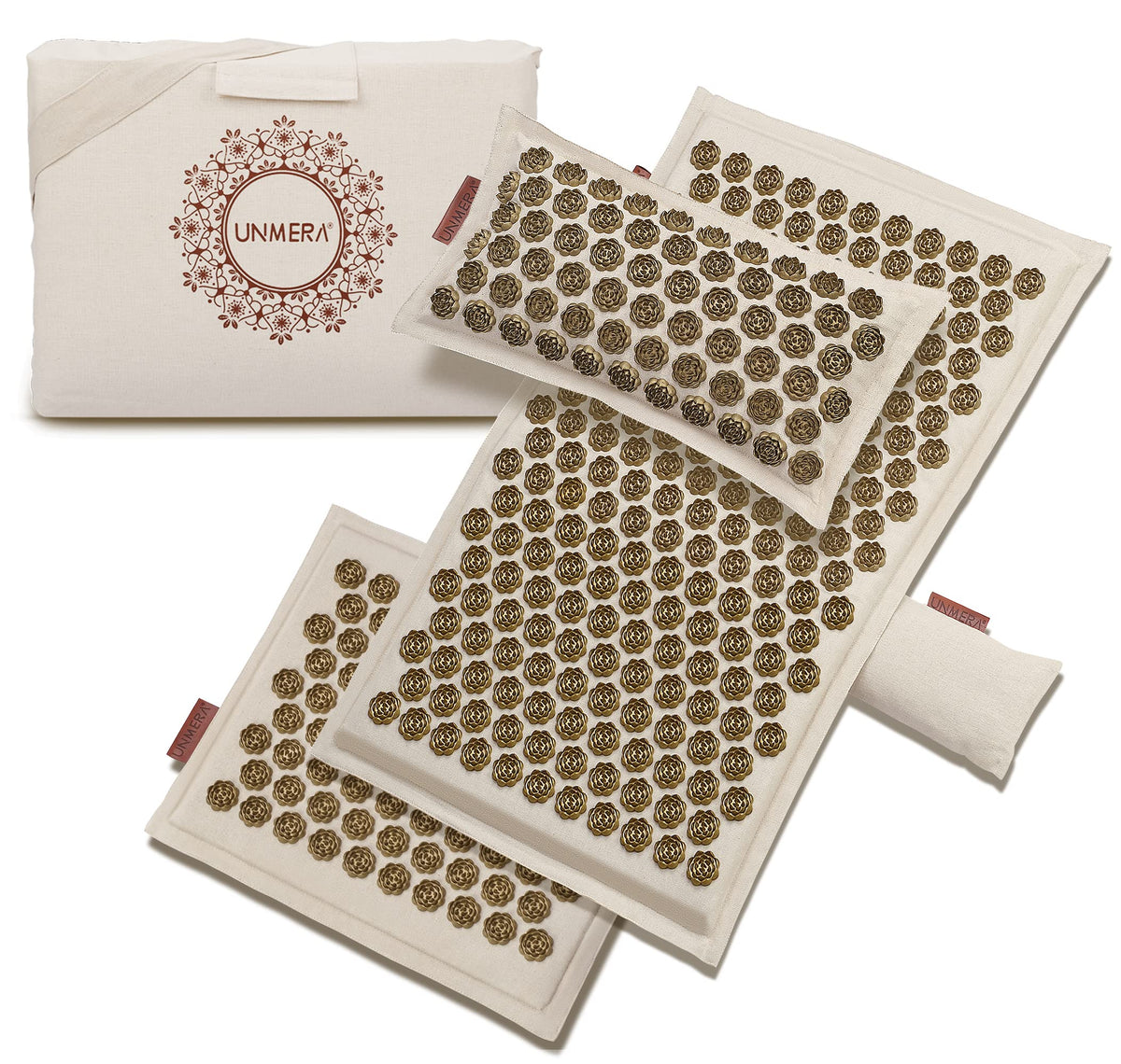 Acupressure Mat and Pillow Set (Linen Original)
